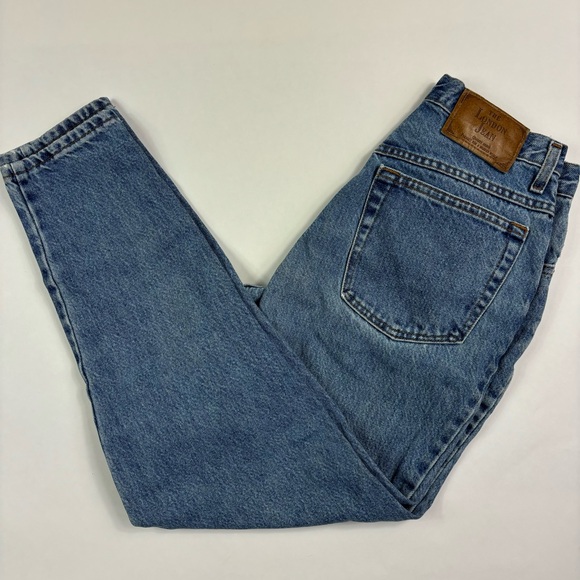 Vintage 80s jeans the London Jean 8 26 tapered high waist Moda INTL 80s 90s USA - Picture 6 of 12